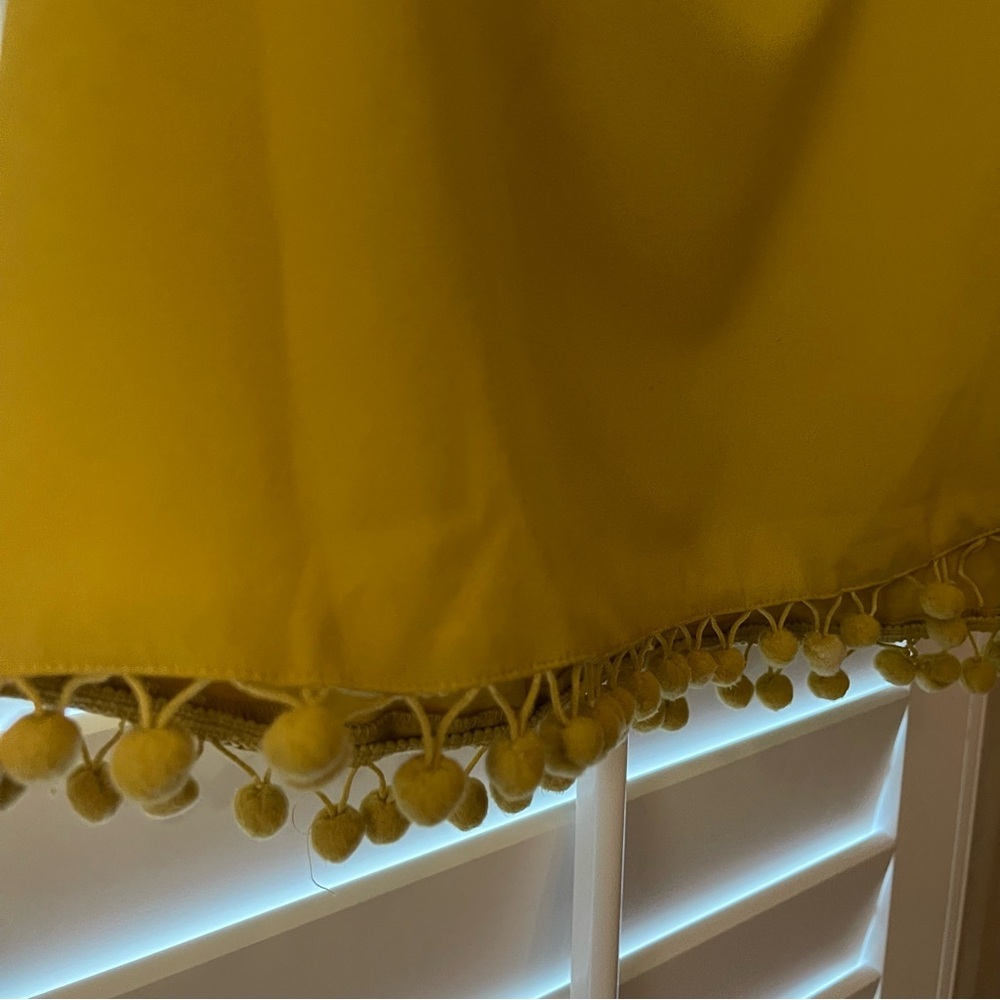 Willow & Clay Pompom Off the Shoulder Top in Citron, Medium - Picture 5 of 11